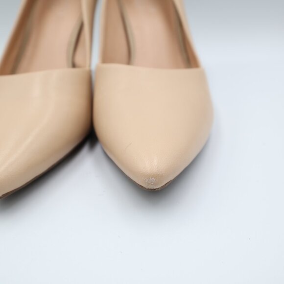 Franco Sarto Allair Women's Size 9.5 M Pumps Tan Nude Heels Shoes - Picture 4 of 11